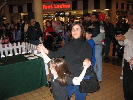 Menorah lighting @ the Danbury Fair Mall